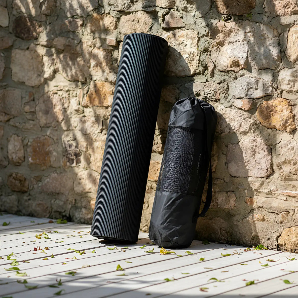 MAT YOGA - Premium Extra Grueso (15 mm) con Bolso de Transporte