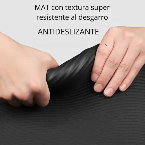 MAT YOGA - Premium Extra Grueso (15 mm) con Bolso de Transporte