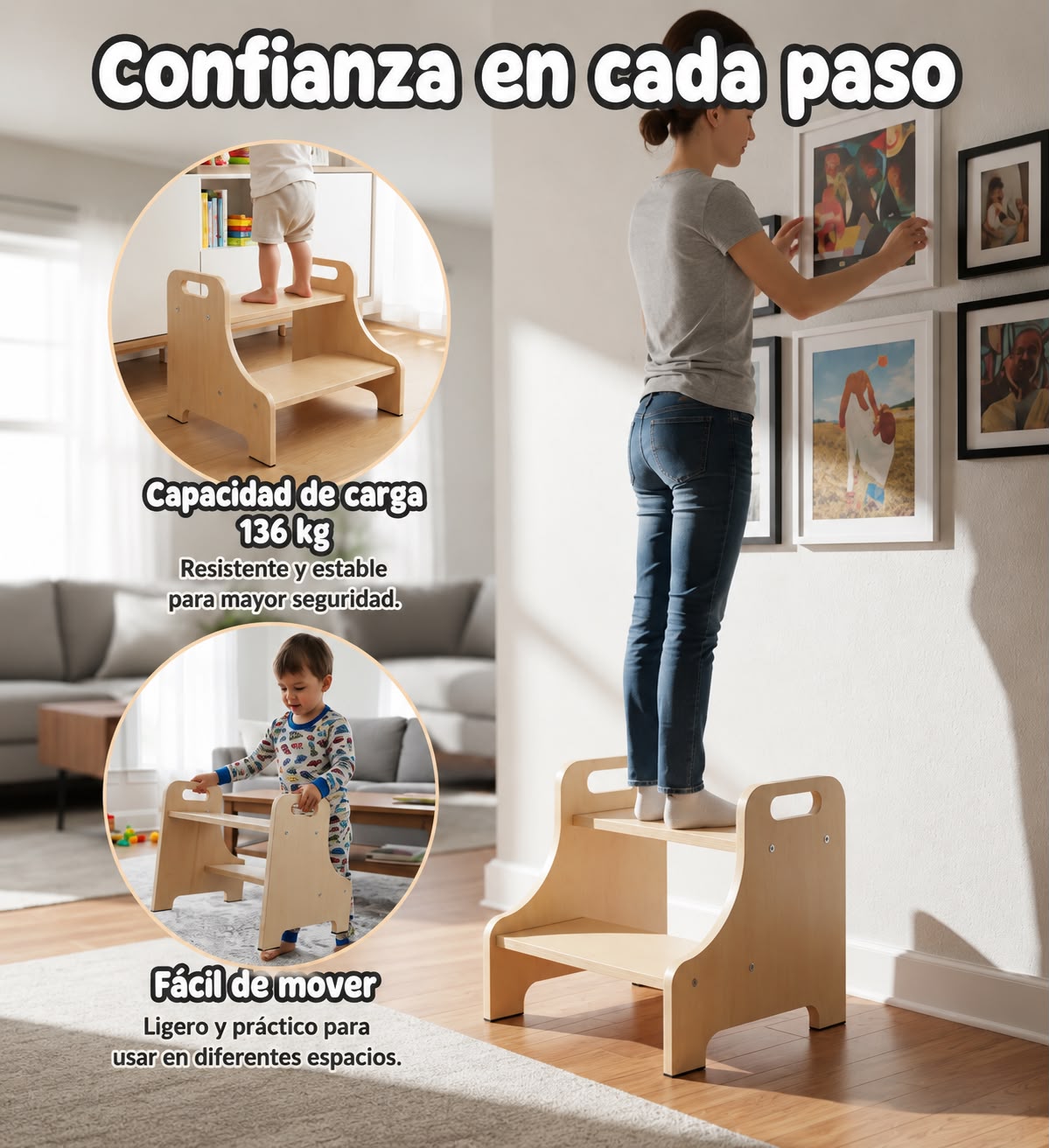 VALKA UP - Escala de 2 peldaños