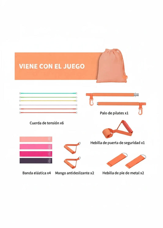 KIT BANDA ELASTICA® -  Resistencia para Barra  y Pilates